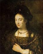 Rembrandt Peale Saskia van Uylenburgh oil painting reproduction